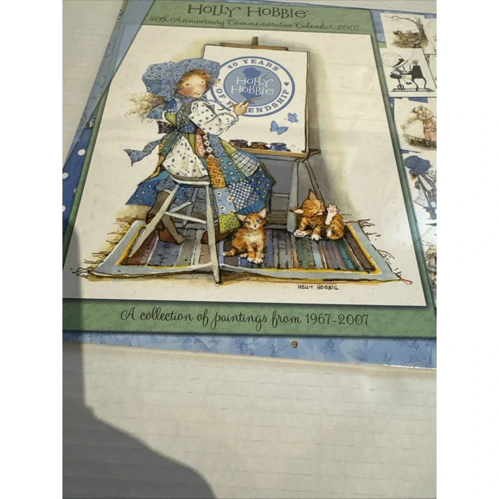Vintage Hollie Hobby 2007-40th Anniversary Commemorative Calendar Sealed And New